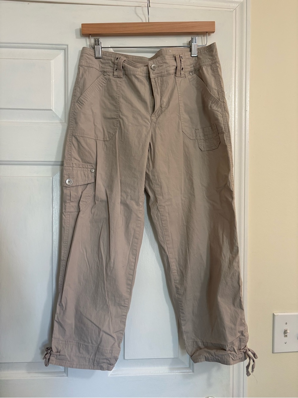 Westport Women’s Casual Cargo Pants in Light Khaki
